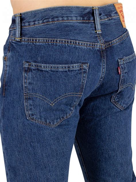 Levi's Stonewash 501 Original Fit Denim Jeans in Blue for Men - Lyst