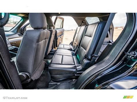 Ebony Black Interior 2017 Ford Explorer Police Interceptor AWD Photo ...