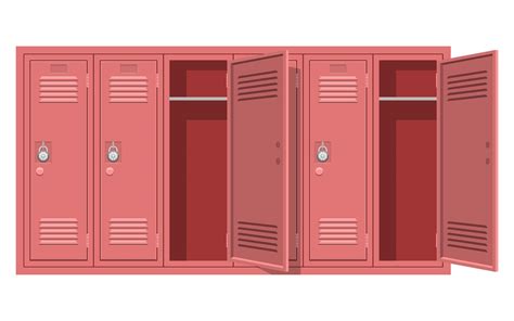 School red locker illustration 1268502 Vector Art at Vecteezy