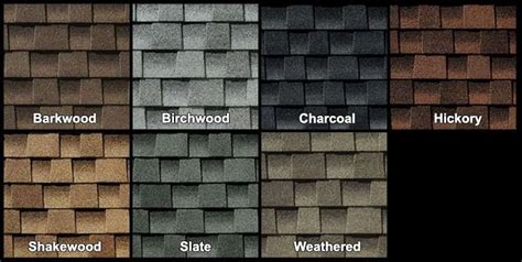 Asphalt Shingle Colors