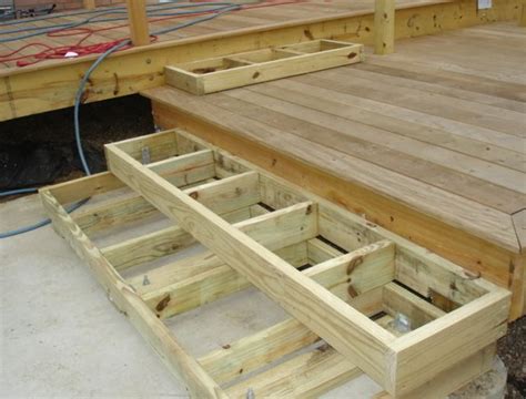 Building Deck Stairs Without Stringers | Home Design Ideas