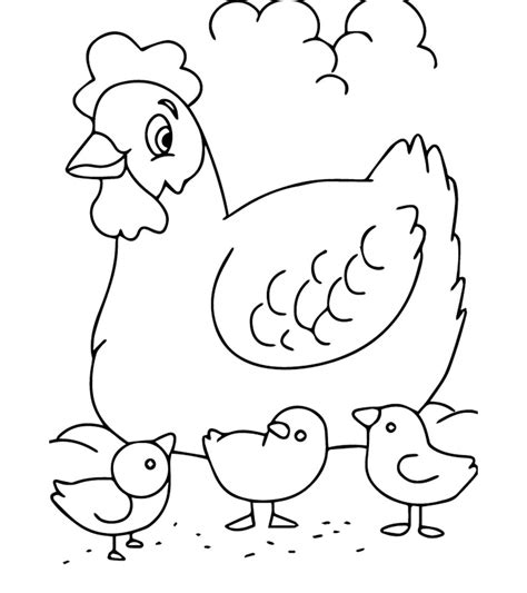 Farm Animals Coloring Pages - 100 Free Coloring Pages for Kids