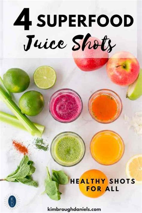 4 Juice Shot Recipes: The Healthy Shots Everyone Can Benefit From ...