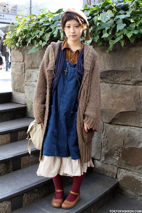 Vintage Japanese Street Fashion in Harajuku