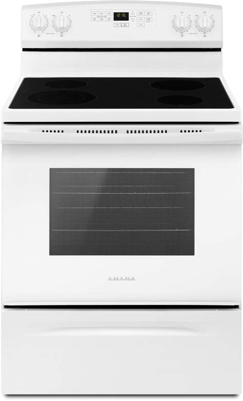 Amana Electric Range AER6603SFW – Home Appliance Service Inc