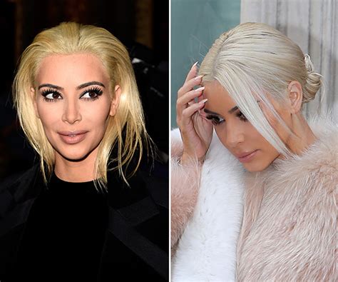 [PIC] Kim Kardashian’s White Hair After Platinum Blonde Makeover ...