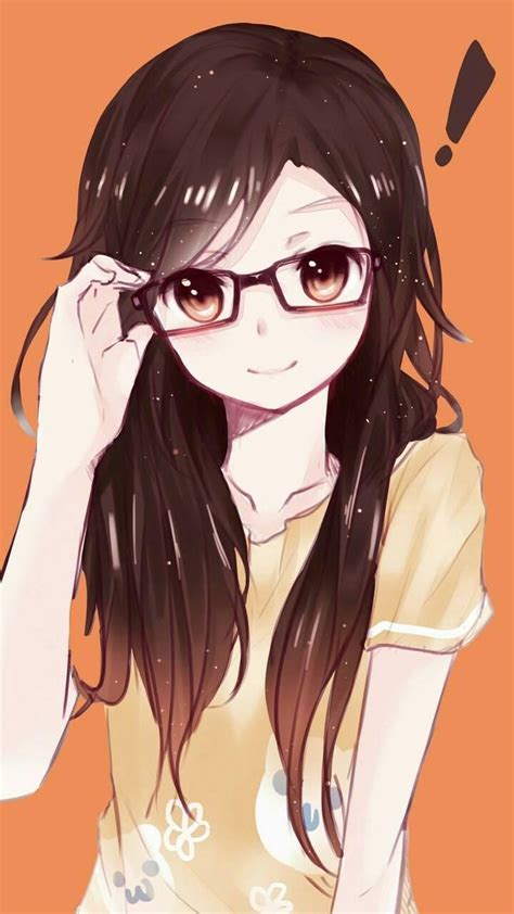 Cute Anime Girls Glasses Wallpapers - Wallpaper Cave