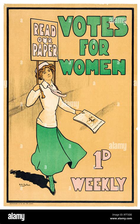 Suffrage posters uk hi-res stock photography and images - Alamy