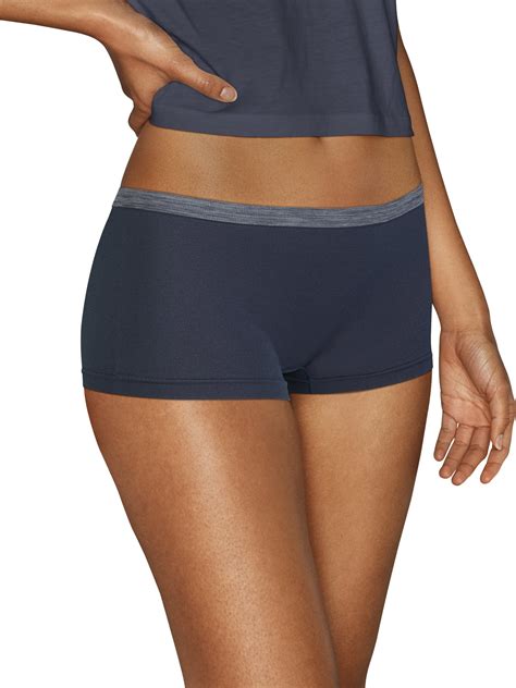 Hanes - Hanes Women's Comfort Flex Fit Seamless Boyshort Underwear, 6 ...