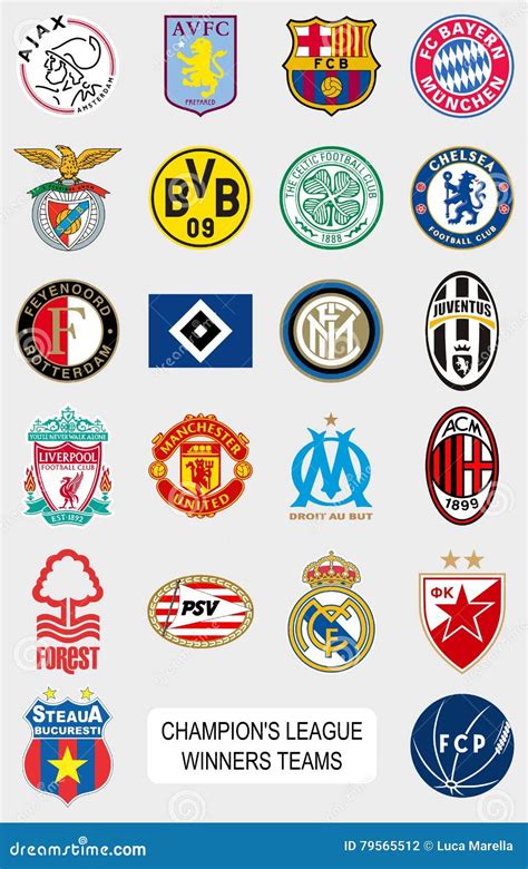 European Football Teams Logos Stock Illustrations – 90 European ...