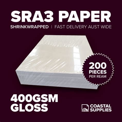 400gsm Gloss SRA3 Paper | Coastal Supplies | Paper Products