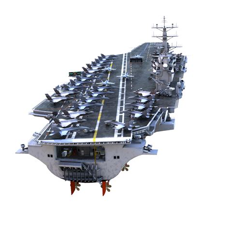 aircraft carrier ship 3d model