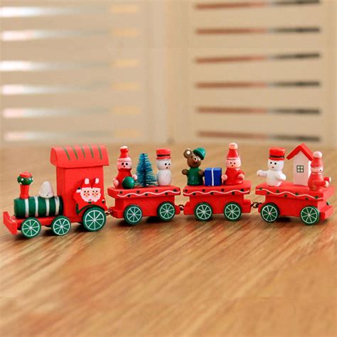 Christmas Wooden Train Set - MegaHotDeal.Net