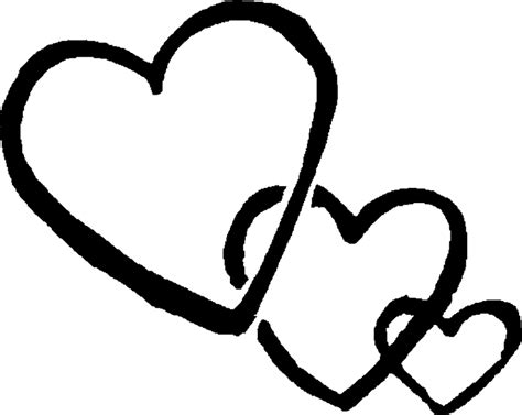 Heart clipart black and white black and white hearts clip art clipart ...