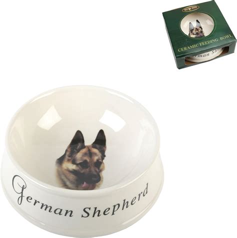 Amazon.com : German Shepherd Best of Breed Dog Food Bowl 20cm : Pet ...