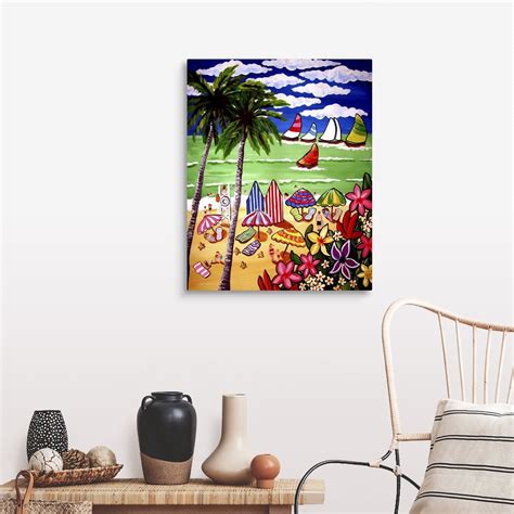 Whimsical Beach Scene Wall Art, Canvas Prints, Framed Prints, Wall ...