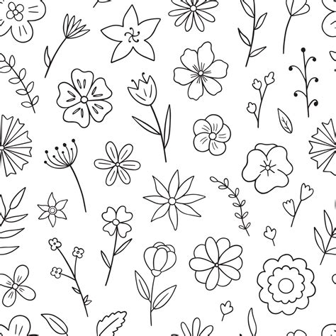 Flower Pattern To Draw | Best Flower Site