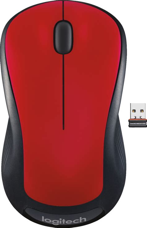 Logitech M310 Wireless Optical Mouse Flame Red 910-002486 - Best Buy