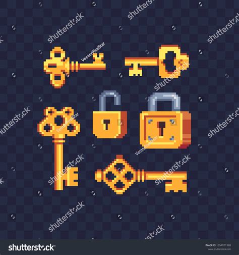 499 8 Bit Lock Images, Stock Photos & Vectors | Shutterstock