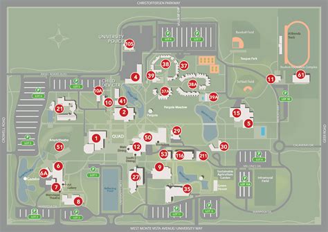 Stanislaus State Campus Map - Dolley Hollyanne