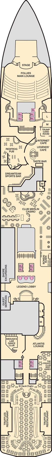 Carnival Legend Deck Plans: Ship Layout, Staterooms & Map - Cruise Critic