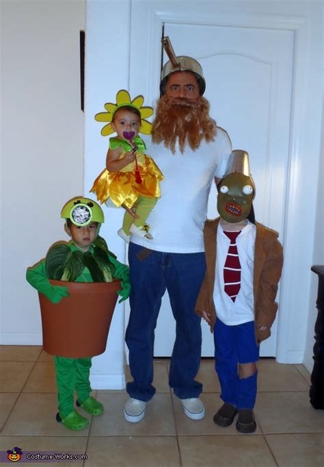 Plants vs. Zombies Family Costume