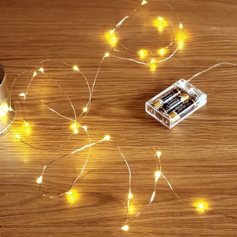 Golden Christmas Copper Wire Mini Led Fairy String Lights - Buy Led ...