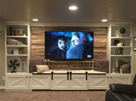 Rustic Reclaimed Wood Entertainment Center