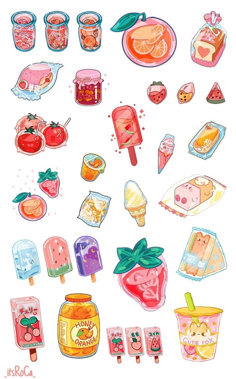 Cute Food Drawings, Cute Animal Drawings Kawaii, Cute Little Drawings ...