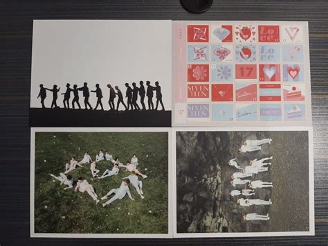 Seventeen Love and Letter Album (Love Version) Complete Inclusions ...