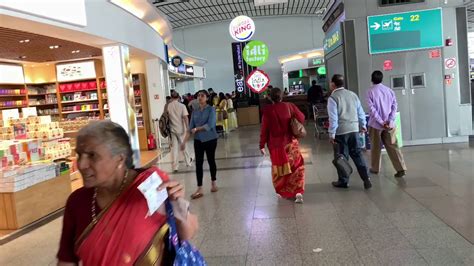 Inside View of Rajiv Gandhi International Airport, Hyderabad, India ...