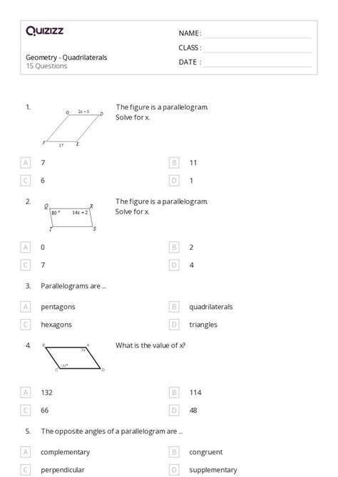 Free geometry 9th grade worksheet, Download Free geometry 9th grade ...