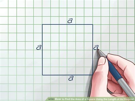 How to Find the Area of a Square Using the Length of its Diagonal