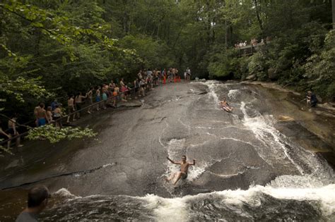 Sliding Rock l Simply Amazing Fall - Our Breathing Planet