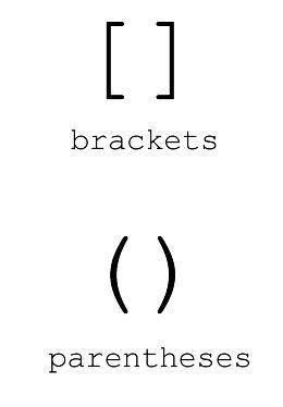 Brackets and Parentheses | Bracket, Punctuation, Punctuation marks