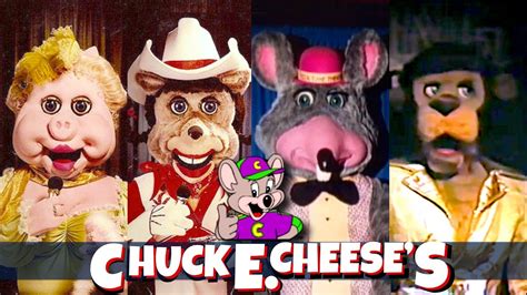 Top 10 Extinct Chuck E Cheese Animatronic Characters & History - YouTube