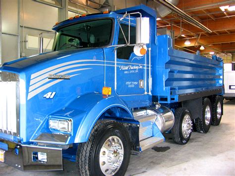 Blue Dump Truck - Pacific Truck Colors