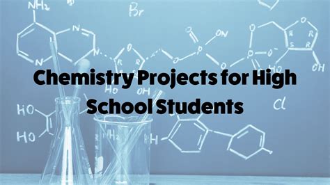 Chemistry Projects for High School Students — Inspirit AI