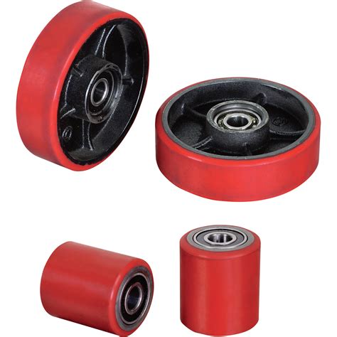 Roughneck Replacement Wheels for Pallet Truck — Fits Roughneck 4400-Lb ...