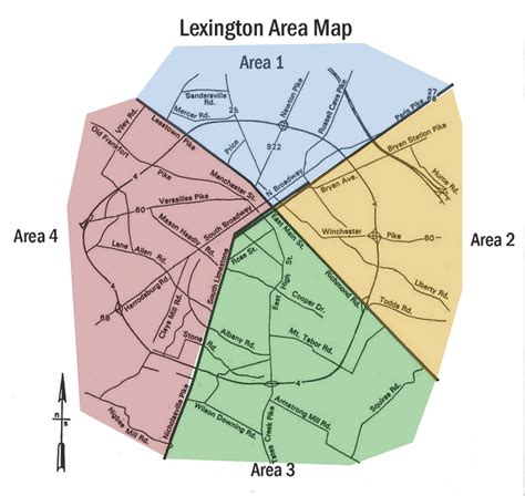 Lexington Neighborhood Map