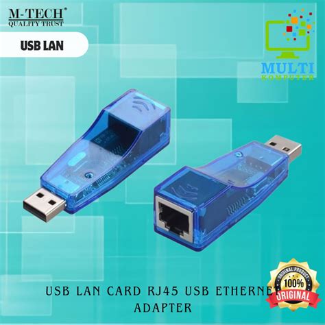 Jual USB LAN / USB 2.0 LAN ADAPTER / USB LAN CARD RJ45 USB Ethernet ...