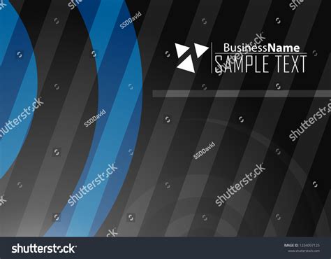 Blue Business Banner Background Trendy Banner Stock Vector (Royalty ...