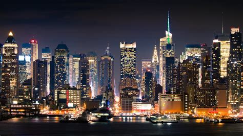 New York City night photos HD wallpaper | Wallpaper Flare