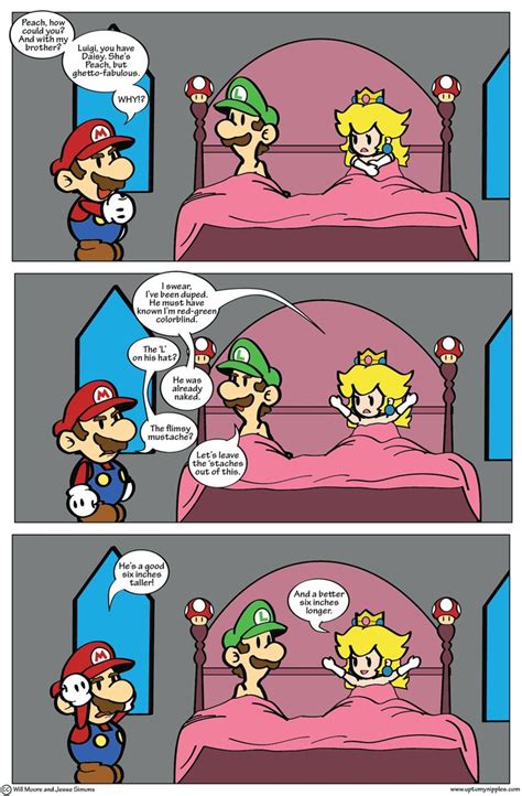 Princess Peach Thanks Mario Comic