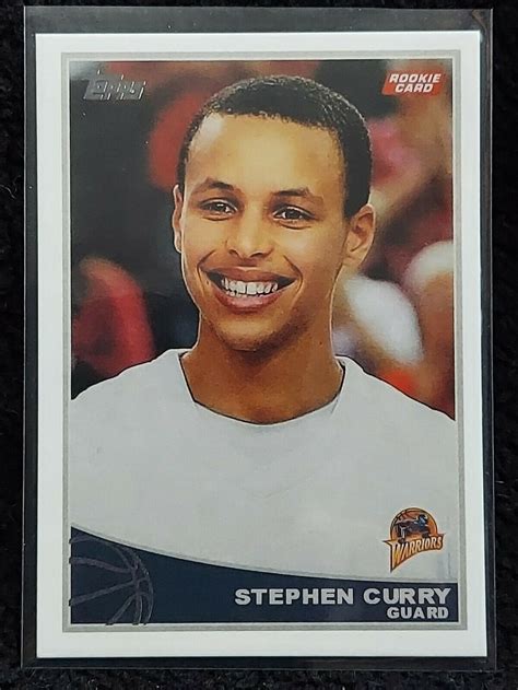 2009 Steph Curry 321 Topps Rookie Card Reprint Brand New | Etsy