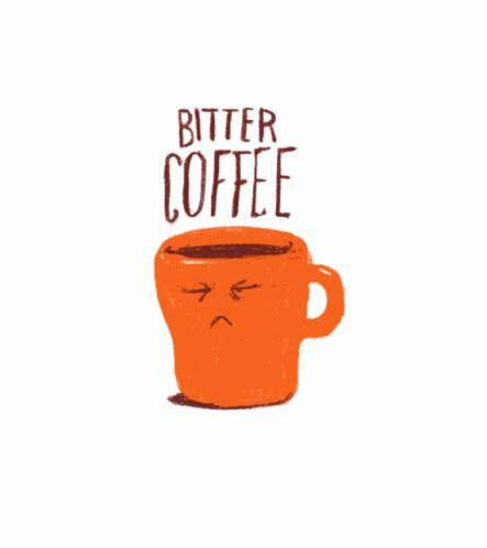 Animated Coffee But Bitter Orange Cup GIF | GIFDB.com