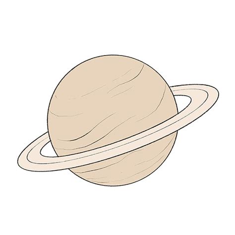 How To Draw Saturn's Rings