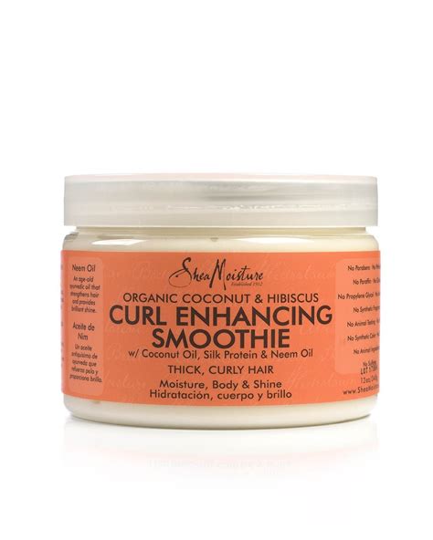 Shea Moisture Coconut Hibiscus Curl Enhancing Smoothie 340g - Marques ...