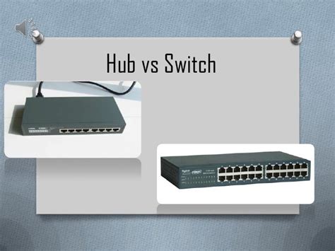 Hub vs switch