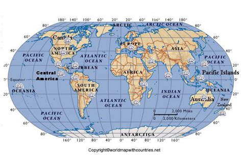 Zoomable World Map With Coordinates